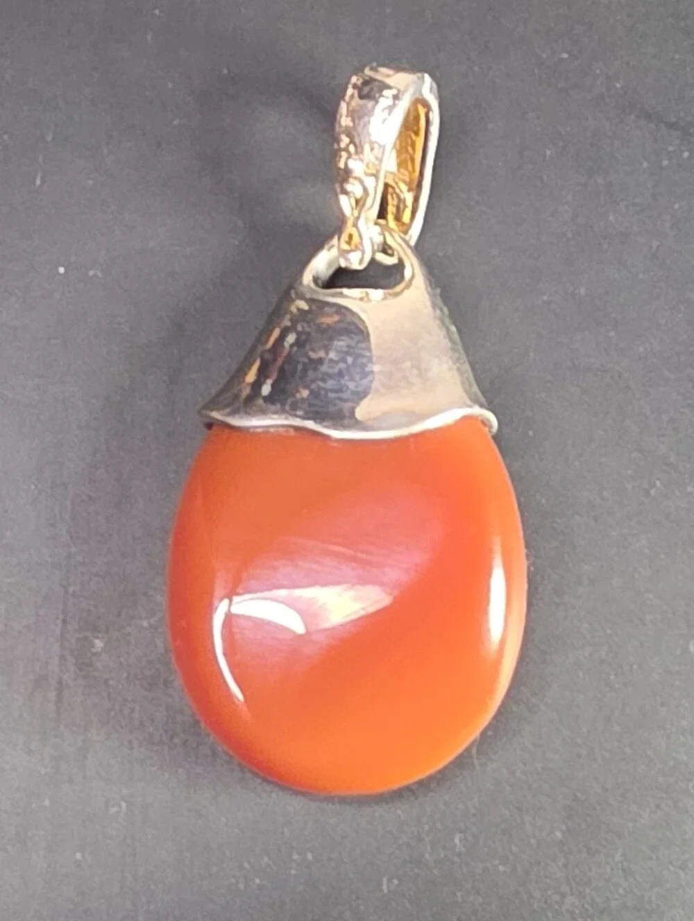 Robert Morris RLM Studio Carnelian Pendant Sterling Silver